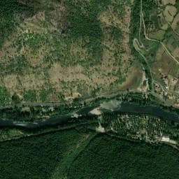 Vue de Aire de camping-car de Mostuéjouls, Gorges du Tarn