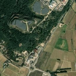 Vue de Aire de camping-car Vignerons les quatre chemins