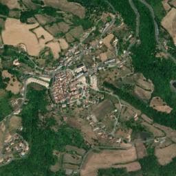 Vue de Aire de camping-car à Broquiès