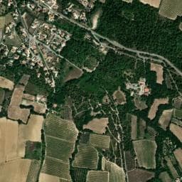Vue de Aire Naturelle d'Accueil des Jardin de Manthes