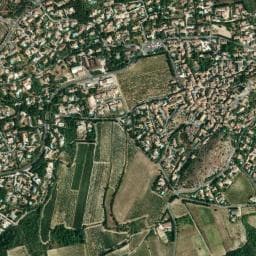 Vue de Aire de camping-car Vignerons du Castellas