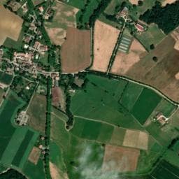 Vue de Aire de Camping-Car Faudoas