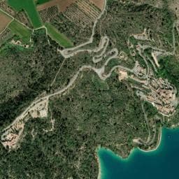 Vue de Aire de camping-car à Sainte-Croix-du-Verdon