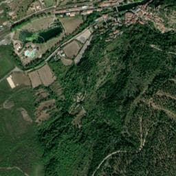 Vue de Aire de camping-car à Lunas-les-Châteaux