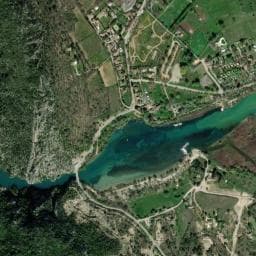 Vue de Aire de camping-car à Baudinard-sur-Verdon