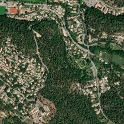 Vue de Aire de camping-car à Jouques