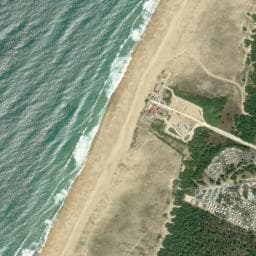 Vue de Aire municipale de camping-cars Ondres-Océan