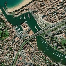 Vue de Aire de services de Saint-Jean-de-Luz