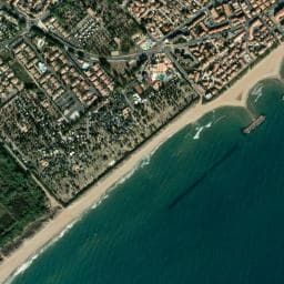 Vue de La Plage et du bord de mer