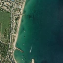 Vue de Aire de camping-car à Le Lavandou