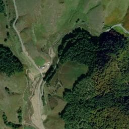 Vue de Aire naturelle de camping-cars Etxola