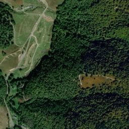 Vue de Aire naturelle de camping-cars Etxola