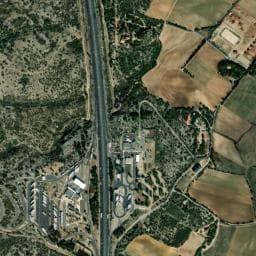 Vue de Aire de services pour camping-car - La Palme Est