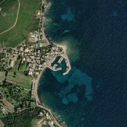 Vue de Aire de camping-car à Cagnano