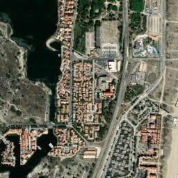 Vue de Aure camping-car Rue Dali - Port Leucate