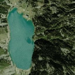 Vue de Aire de bivouac du lac de Gaube