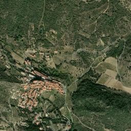 Vue de Aire de Camping-Cars Belesta