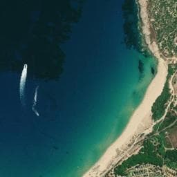 Vue de La Camping de la Plage