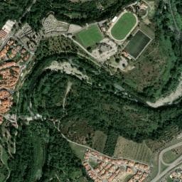 Vue de Aire communale camping cars Le Boulou