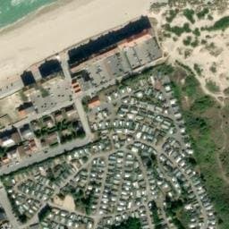 Vue satellite de Municipal Les Dunes à Bray-Dunes
