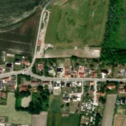 Vue satellite de Camping Le Bouscarel à Oye-Plage