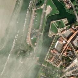 Vue satellite de Stationnement des camping-cars Gravelines à Gravelines