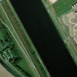 Vue satellite de Aire Parc des Rives de l’Aa -Gravelines à Saint-Georges-sur-l'Aa