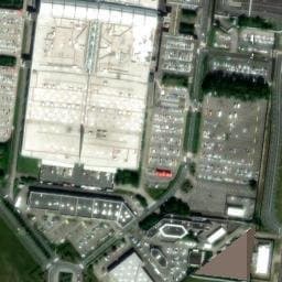 Vue satellite de Parking nuit — Coquelles à Coquelles
