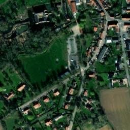 Vue satellite de Aire de camping-car à Ledringhem à Ledringhem