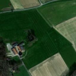 Vue satellite de 't hof Bellewaerde à Warneton