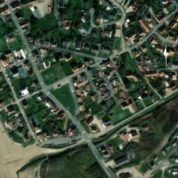 Vue satellite de Camping Municipal les Ajoncs à Audresselles