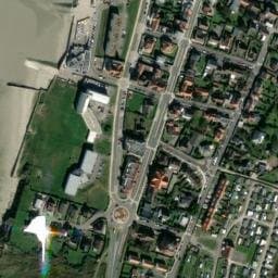 Vue satellite de Camping L'Olympic à Wimereux