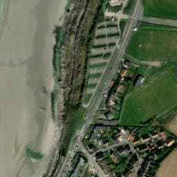 Vue satellite de Aire de Camping-cars - Boulogne-sur-Mer à Wimereux