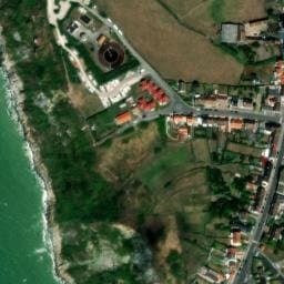 Vue satellite de d'Equihen-Plage à Saint-Étienne-au-Mont