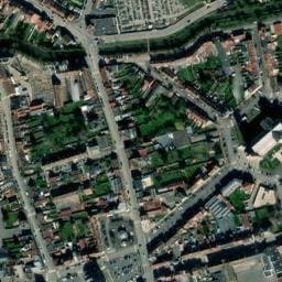 Vue satellite de Le Château Devette à Merville