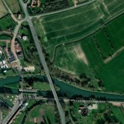 Vue satellite de Aire Base Nautique - Saint-Venant à Robecq