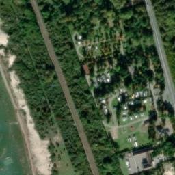 Vue satellite de Domaine de la Pinède en Baie de Canche à Étaples