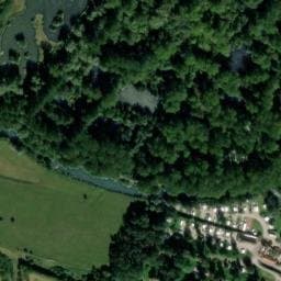 Vue satellite de Camping La Fontaine des Clercs à Montreuil-sur-Mer