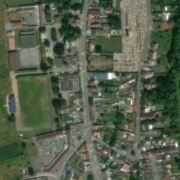 Vue satellite de Aire de camping-car de Crespin à Crespin
