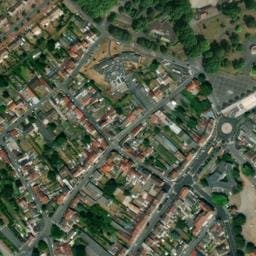 Vue satellite de Aire de camping-car à Avion à Avion