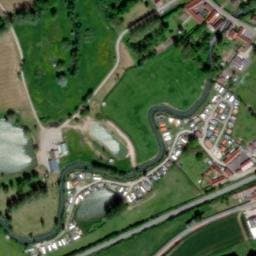Vue satellite de Camping municipal des étangs à Béalencourt
