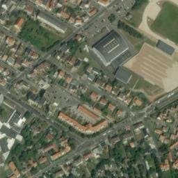 Vue satellite de Parking Camping-Cars à Berck