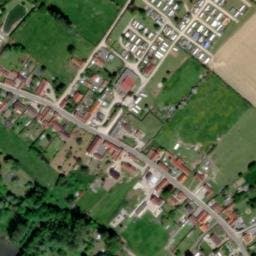 Vue satellite de Camping Saint-Martin à Dominois
