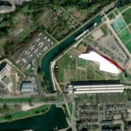 Vue satellite de L'aire de camping-cars Arras Vallée de la Scarpe à Arras