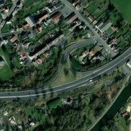 Vue satellite de Aire de Camping Car et bivouac à Recquignies