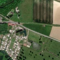 Vue satellite de Camping municipale La Sapinière à Le Boisle