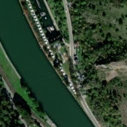 Vue satellite de Camping de Devant-Bouvigness à Givet