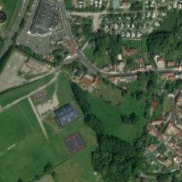 Vue satellite de Camping de la Maye à Rue