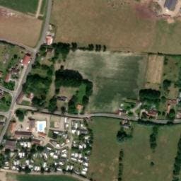 Vue satellite de Camping La Verte Prairie à Forest-Montiers