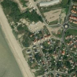 Vue satellite de Aire de camping-car à Le Crotoy à Le Crotoy